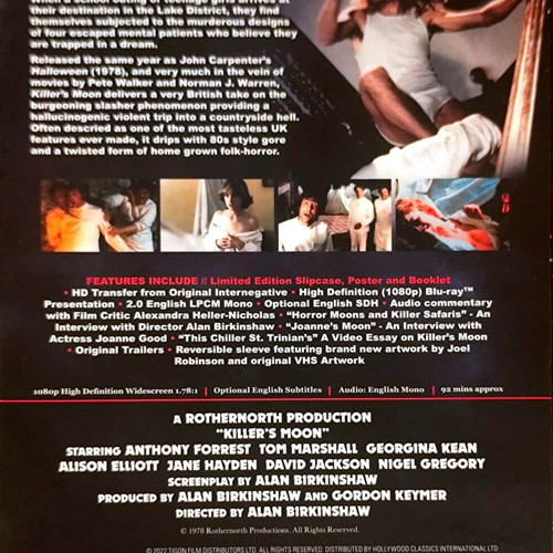 Killer's Moon Blu-Ray μεταχειρισμένο, ταινία τρόμου και εγκλήματος με αγγλικούς υπότιτλους