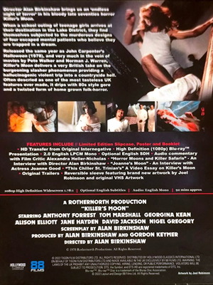 Killer's Moon Blu-Ray μεταχειρισμένο, ταινία τρόμου και εγκλήματος με αγγλικούς υπότιτλους