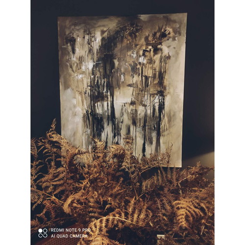 Handmade Abstract Art Painting by Christos Tzanetis (Xtza) new