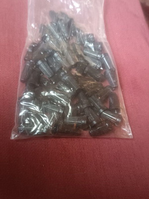 Screw Cable Covers with Ears and Internal Spiral, Pack of 50 New