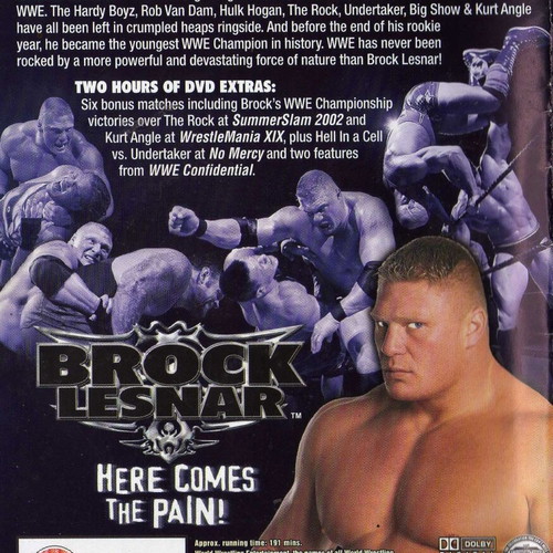 Brock Lesnar: Here Comes The Pain! DVD used