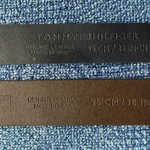 Tommy Hilfiger, Calvin Klein Jeans, Vanzetti men's belts, genuine leather