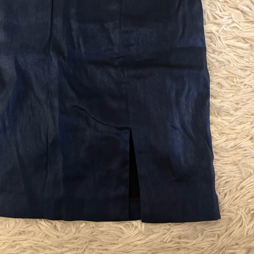 Blue midi skirt with slit used Paranoia