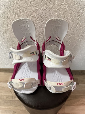 Now Vetta snowboard bindings used, size S, flex medium