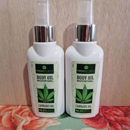 Body oil set new with hemp and olive oil