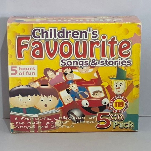 Children's Favorite Songs & Stories CD like new, pack of 5