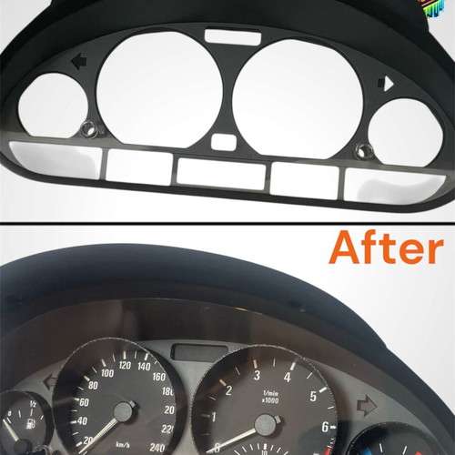 BMW E46 Gauge Rings new, set of 4 pieces
