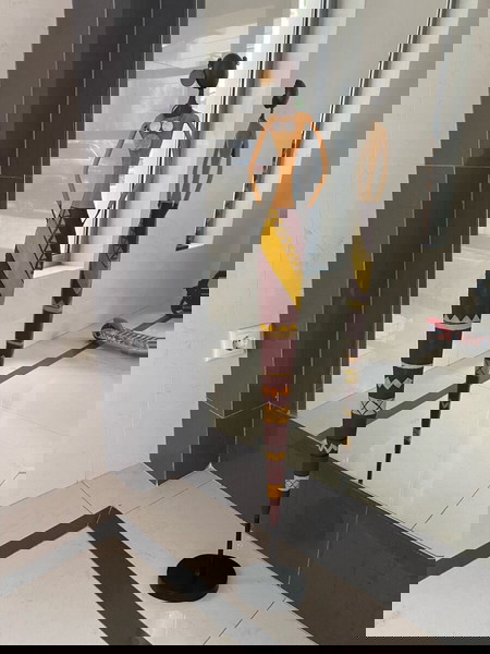 Μεταλλικό διακοσμητικό αφρικάνα 96cm