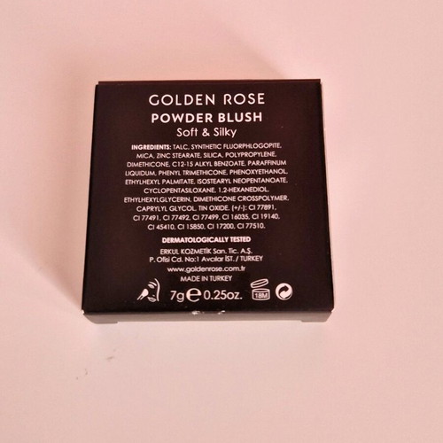 Golden Rose Powder Blush 10 Peach Glaze New