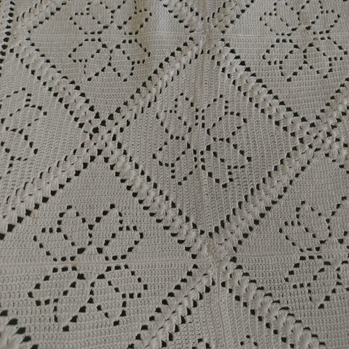 Handmade blanket like new, vintage heirloom 196x145 cm