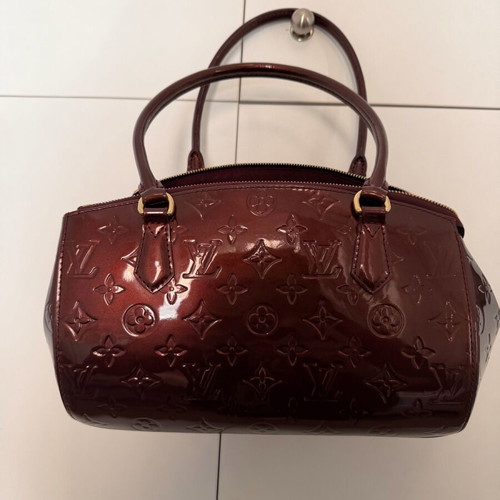 Louis Vuitton Vernis Sherwood Bordeaux handbag like new