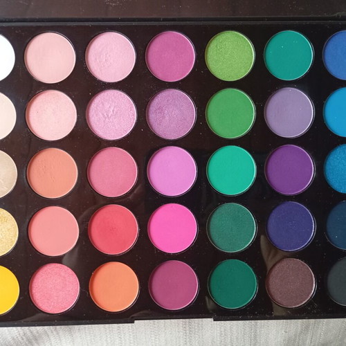 Morphe 35B Eyeshadow Palette like new with 35 vibrant shades