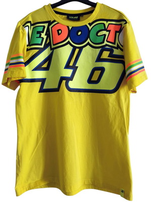 Μπλούζα Valentino Rossi VR46 μεταχειρισμένη, μέγεθος M, κίτρινη