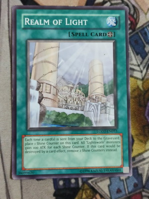 Realm of Light Spell Card σαν καινούργιο