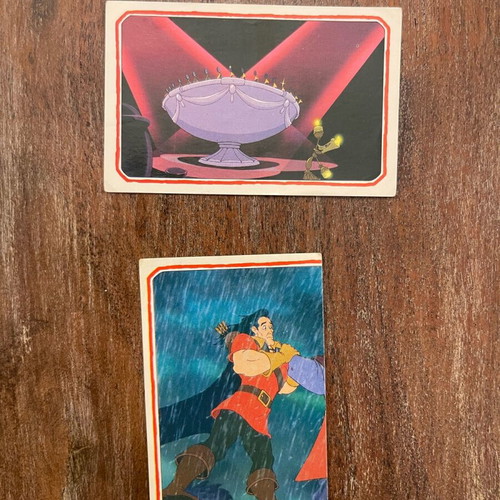 Panini Beauty and the Beast collectible stickers like new, pack of 8