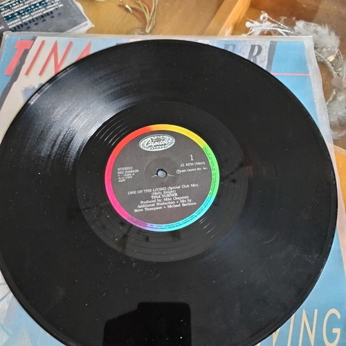 Tina Turner One of the Living vinyl used, rock