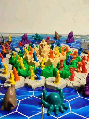 Escape from Atlantis board game used, Parker 1997 edition