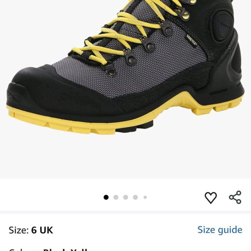 Ecco Biom Gore-Tex boots like new, size 39