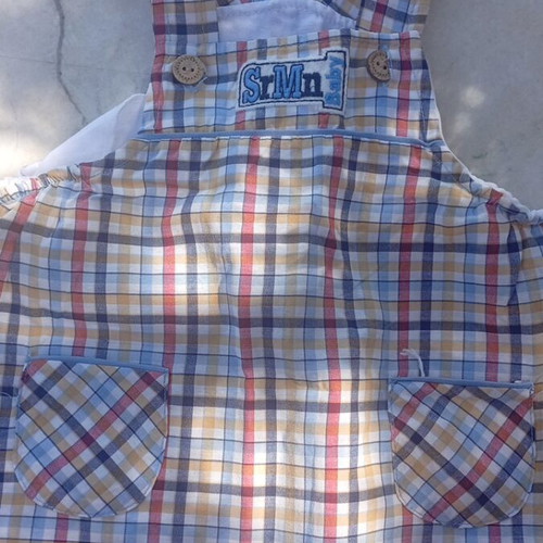 Baby romper Sermino like new, size 3 months, with clips