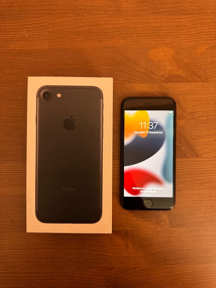iPhone 7 32GB black used with original… - € 125,00 - Vendora.cy