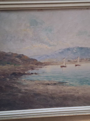 Landscape painting used
