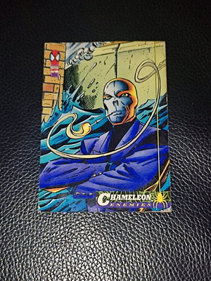 1994 Fleer Amazing Spider-Man Base Card 63 Chameleon used