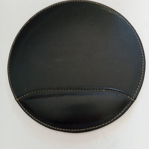 Mouse pad black leatherette like new