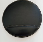 Mouse pad black leatherette like new