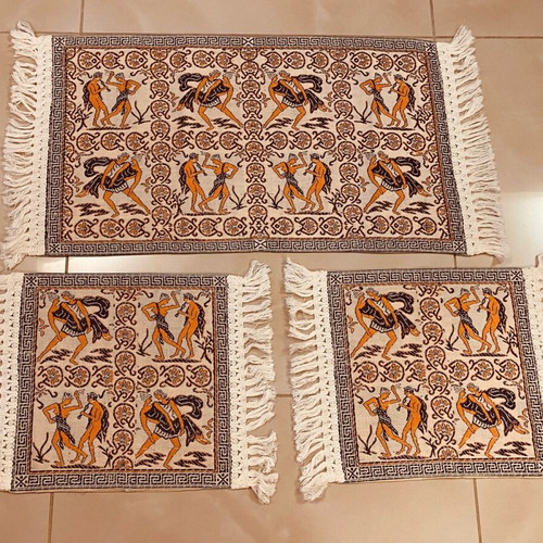 Traditional set of woven lined semens new