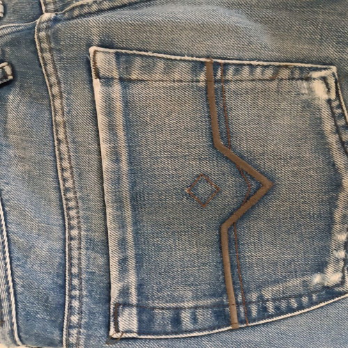 Men's Diesel denim bermuda shorts used, size 31, no stretch