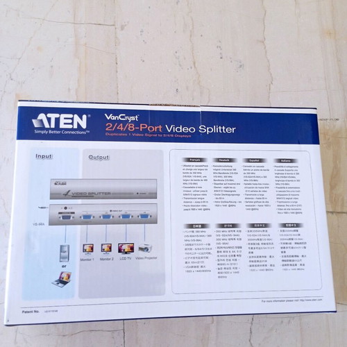 Aten VanCryst VS 94A Video Splitter new, 2/4/8 ports