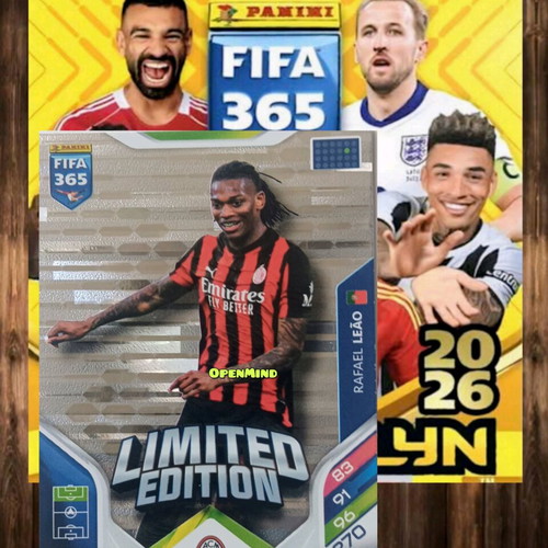 Κάρτα Leao limited FIFA 365 2026 Adrenalyn XL AC Milan καινούργια