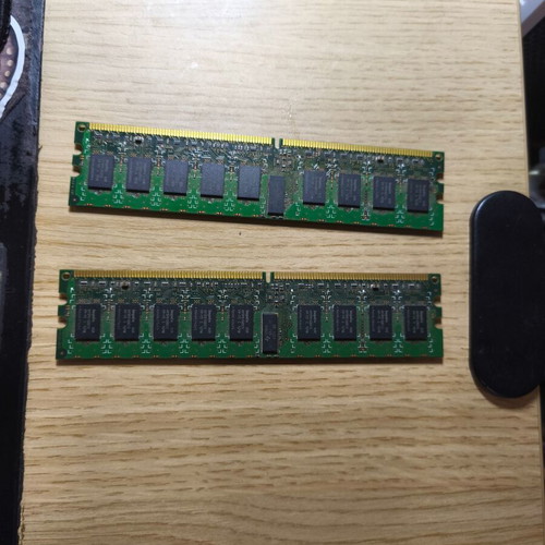 Hynix Server RAM 2GB DDR2 ECC Registered DIMM used, pack of 2