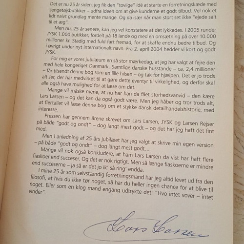 Go'daw jeg hedder Lars Larsen biography used, Danish