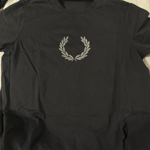 Fred Perry short-sleeve shirt like new, size L, gray