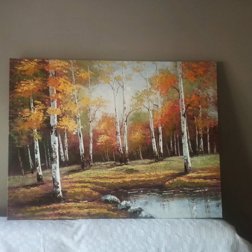 Painting on canvas 1.20×0.90 like new
