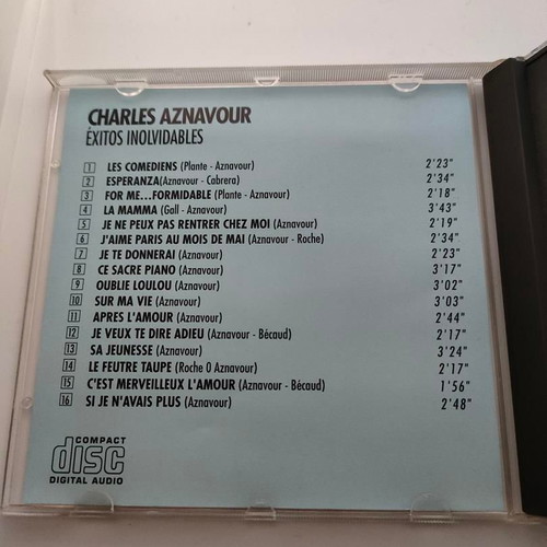 Charles Aznavour Éxitos Inolvidables CD like new
