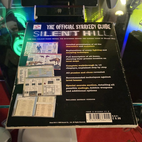 Silent Hill 1 Strategy Guide used for PS1