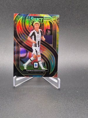 2024-25 Select Serie A Tie Dye Prizm Thomas Kristensen Rookie RC card