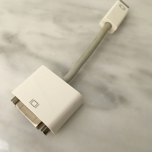 Apple Mini-DVI to DVI adapter used, genuine