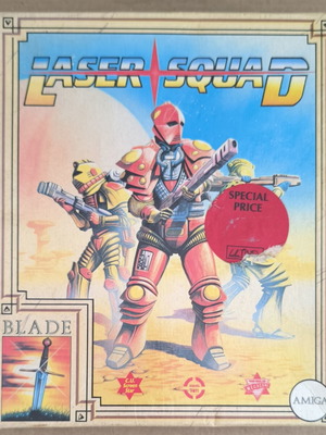 Laser Squad Amiga game used, complete in box