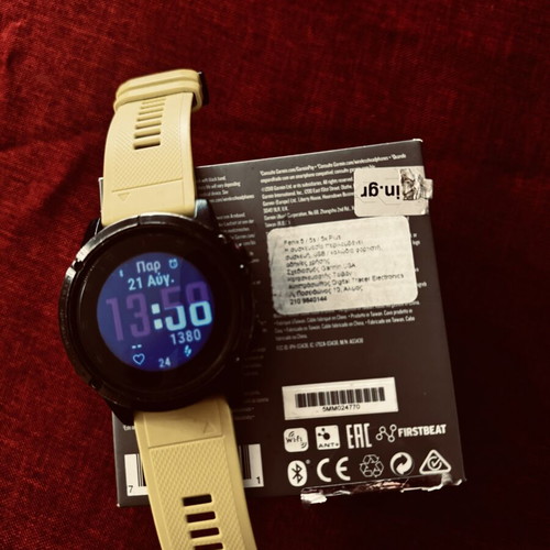 Garmin Fenix 5X Plus GPS smartwatch with extra straps