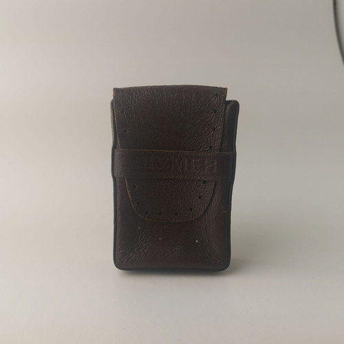 Leather case for cigarettes or cards Shumen used