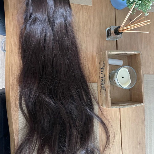 Natural hair wefts like new, 70 cm, 150 grams