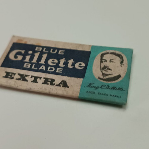Gillette Blade Extra vintage μπλε, καινούργιο από δεκαετία 60