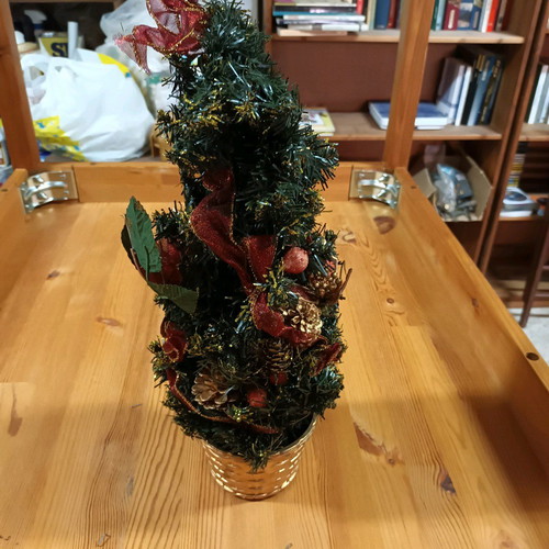 Christmas tree like new, small, height 50 cm
