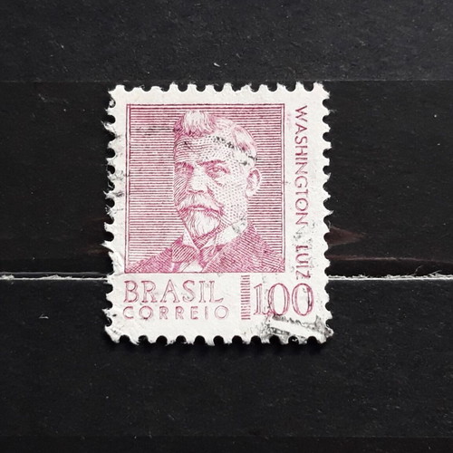 Brazil 1968 stamp like new, President Washington Luiz Pereira de Souza