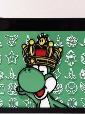 Nintendo Switch dock cover with Yoshi, Zelda, or Pokémon design