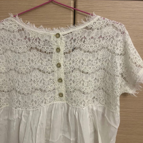 BSB lace blouse used, size M, beige