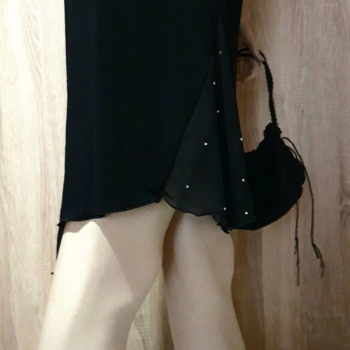 Lynne black formal dress new, size L 40 12